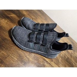 Adidas Mens Kaptir EE9513 Black Running Shoes Sneakers Size 9 1/2